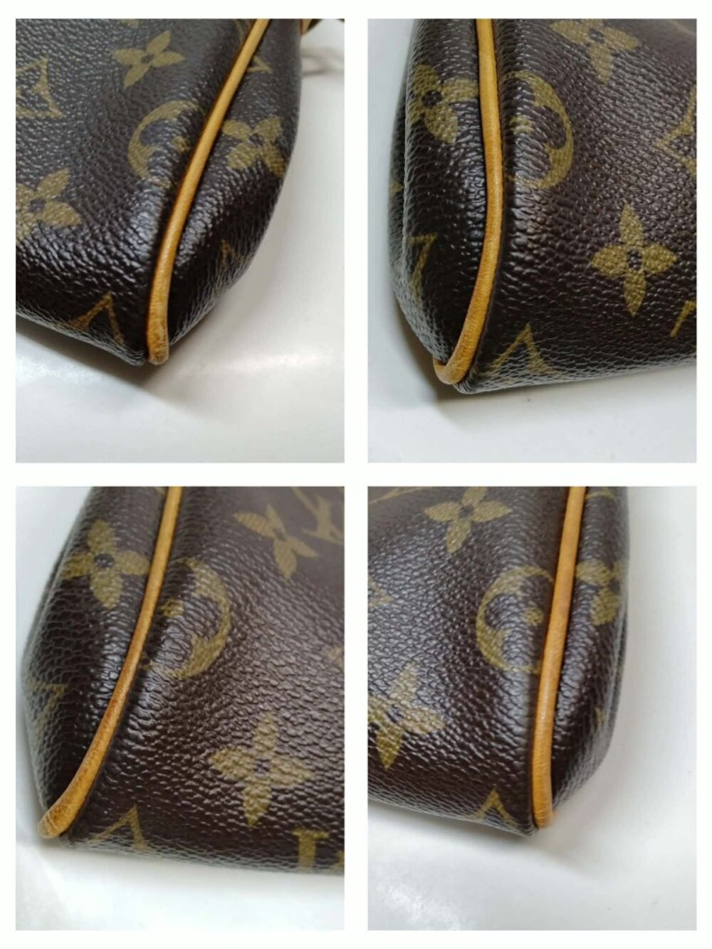 Authentic Louis Vuitton Monogram Eva Clutch Crossbody Bag Brown Canvas - Picture 6 of 16